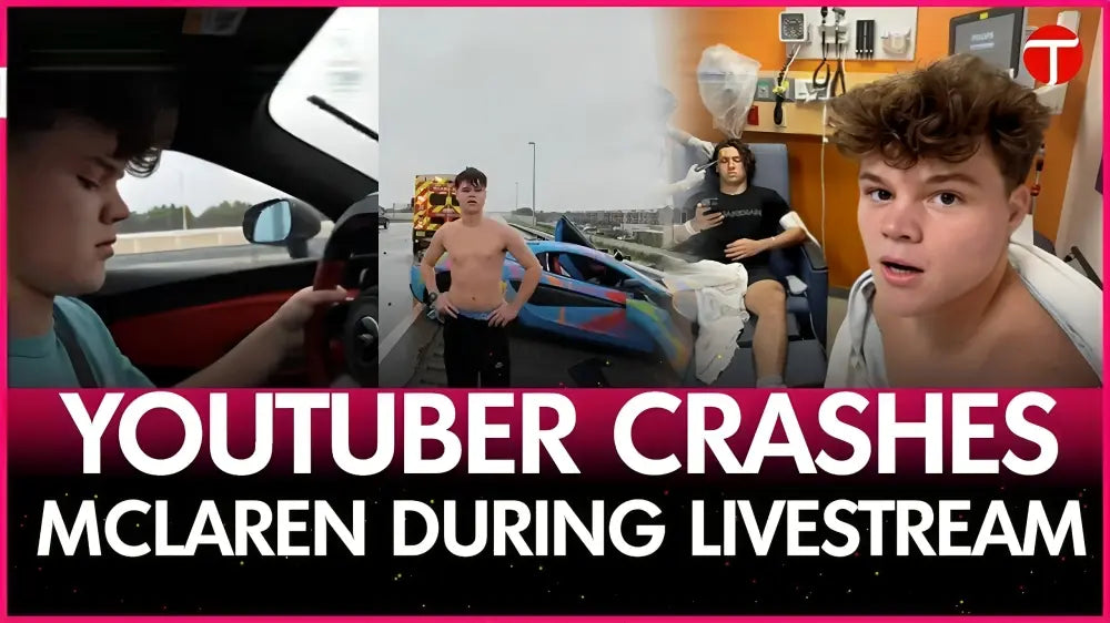 YouTuber Jack Doherty, Jack Doherty Crash, Jack Doherty Crash McLaren