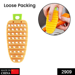 Vegetable Scrubbing Brush, Vegetable Scrubber Non‑Toxic Fruit Brush Carrot Shape Vegetable Brush for Potato for Vegetable