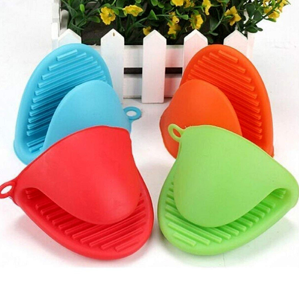 Silicone Heat Resistant Cooking Potholder for Kitchen Cooking & Baking