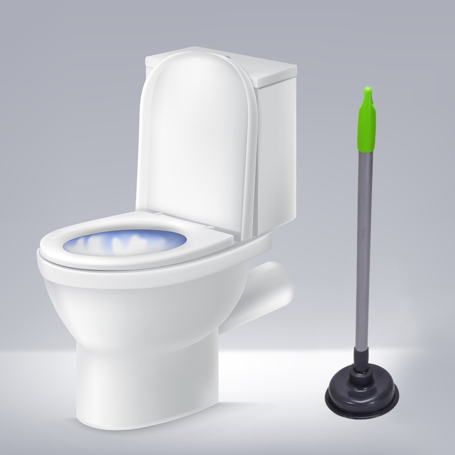 Toilet Plunger - for Clogs in Toilet Bowls and Sinks in Homes, Commercial and Industrial Buildings.