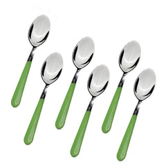 Stainless Steel Spoon with Comfortable Grip Dining Spoon Set of 6 Pcs