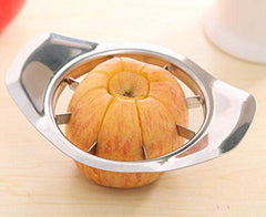 Stainless Steel Apple Cutter / Slicer with 8 Blades and Handle