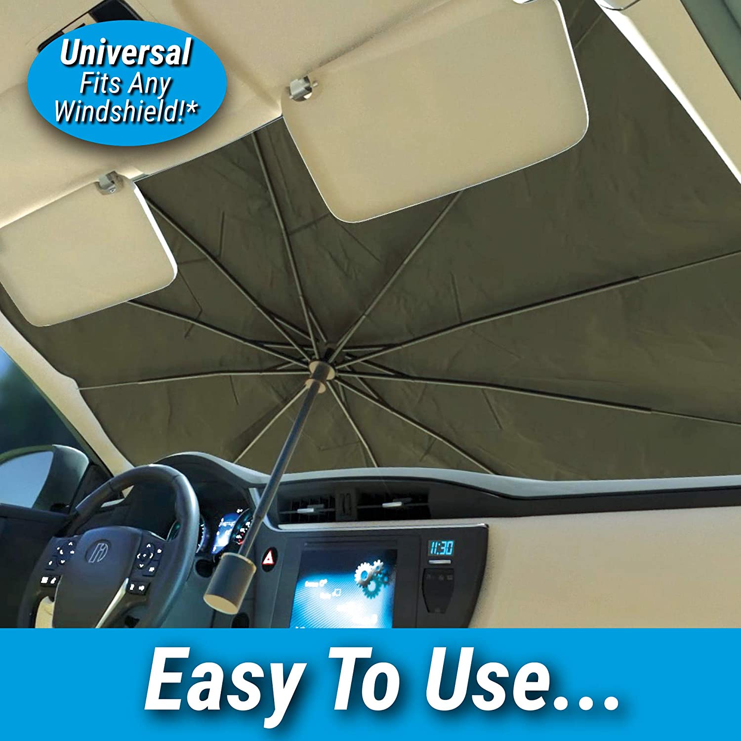 Windshield Umbrella Sun Shade Cover Visor Sunshades Reviews Automotive Front Sunshade Fits Foldable Windshield Brella Various Heat Insulation Shield for Car