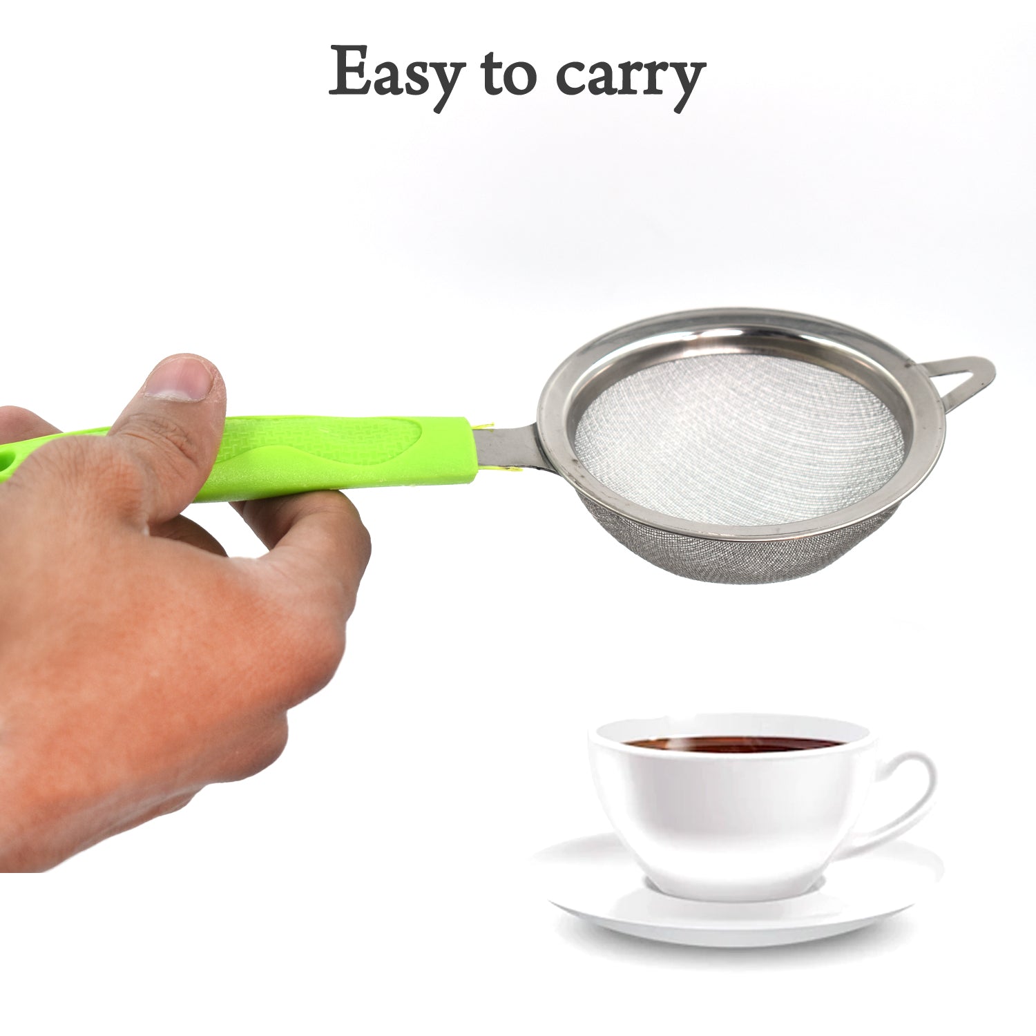 Tea And Coffee Strainer Filter With Stainless Steel Mesh