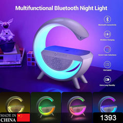 LED Night G Speaker Lamp with Bluetooth Speaker & Wireless Charging