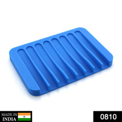 Silicone Soap Holder Soap Dish Stand Saver Tray Case for Shower