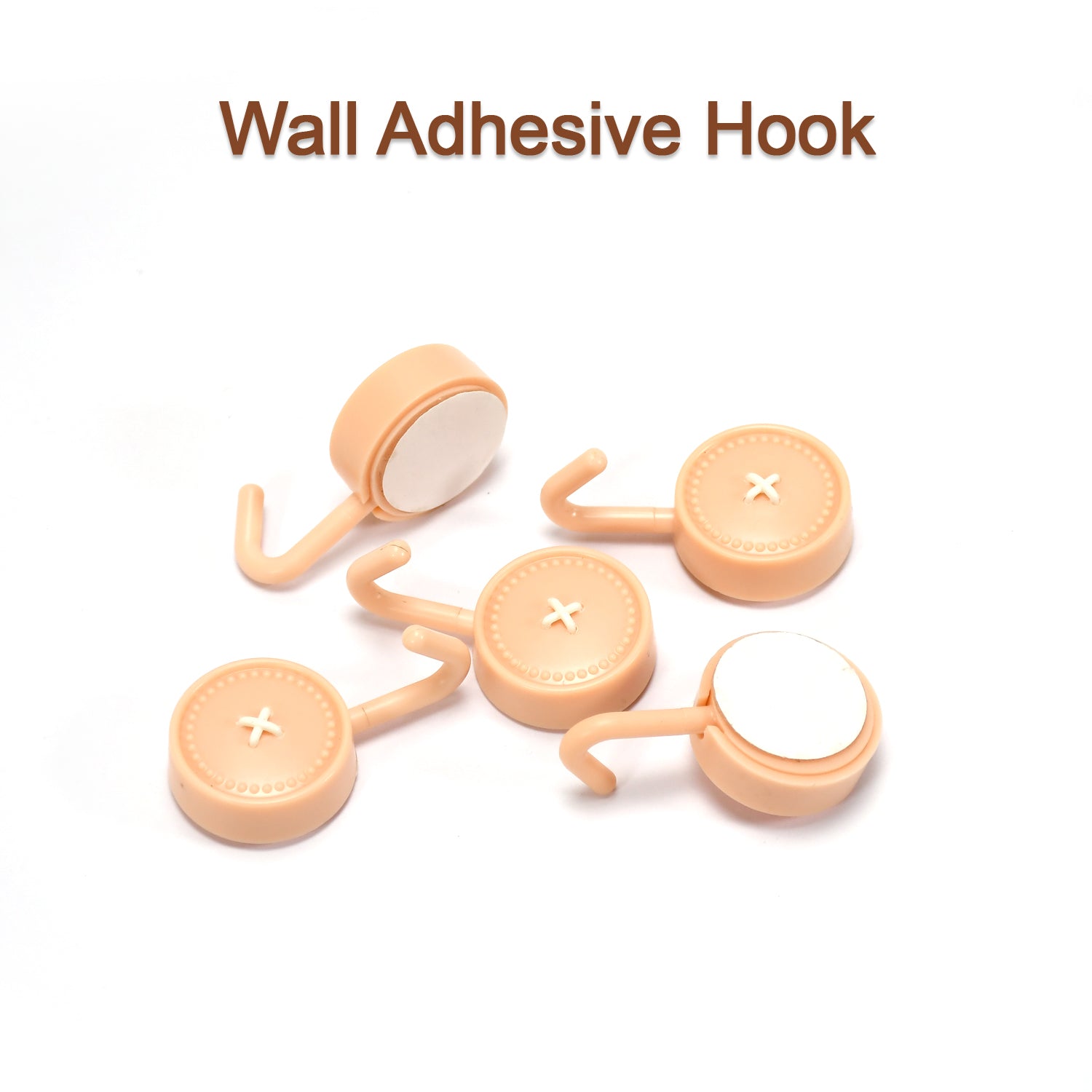 Self Adhesive Sticky Hook, Small Wall Hooks ( 10pc )