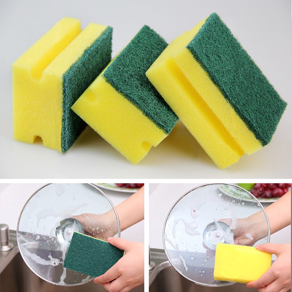 Scrub Sponge 2 in 1 PAD for Kitchen, Sink, Bathroom Cleaning Scrubber