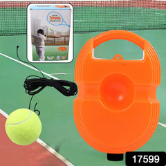 Tennis Trainer Rebound Ball with String, Convenient Tennis Training Gear, Tennis Practice Device Base for Kids Adults