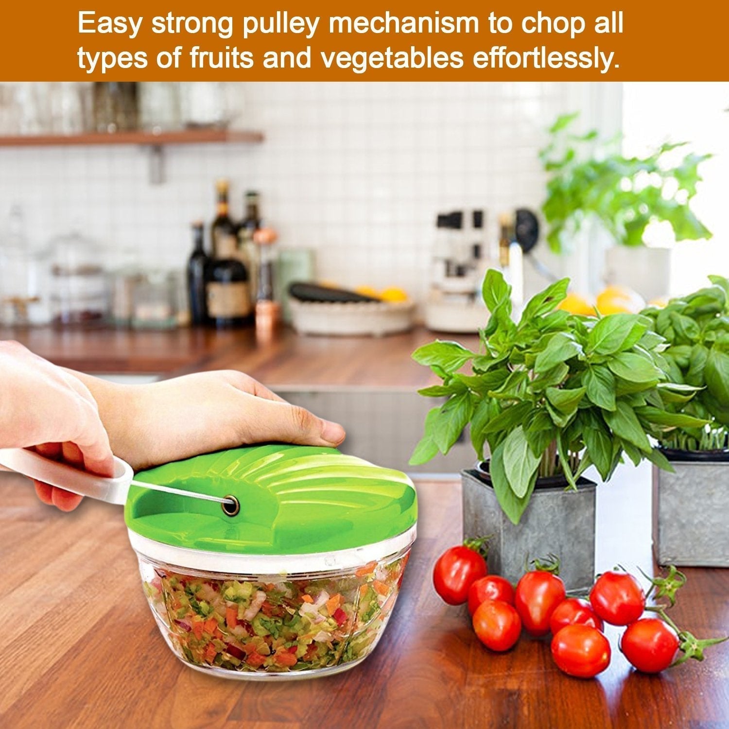 2in1 Speedy Chopper With Easy to Chop Vegetable