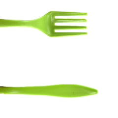 Small plastic 6pc Serving Fork Set for kitchen