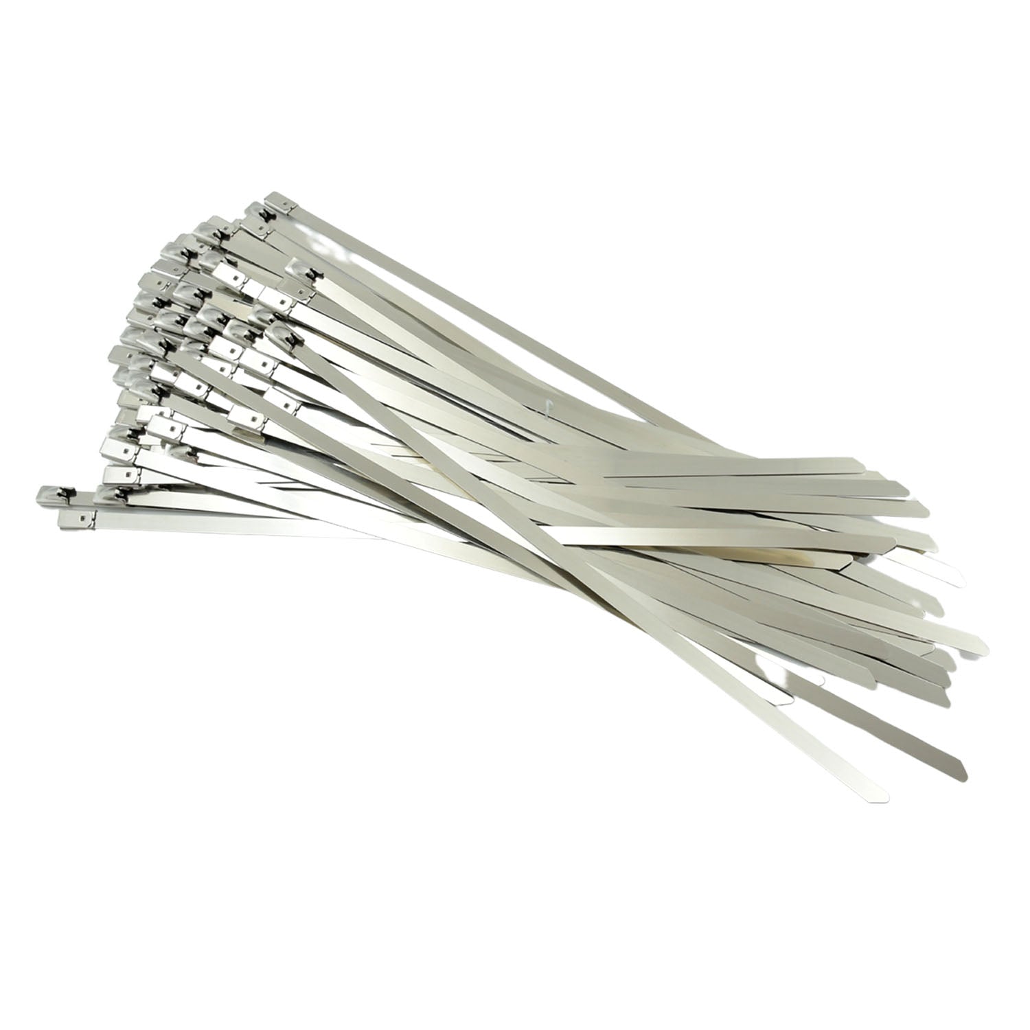 Stainless Steel Cable TIE Used for Solar, Industrial and Home Improvement Multipurpose HIGH Strength, Self-Locking Zip Ties, Multi-purpose Tie, Portable Rustproof 100Pcs Wide Application Zip Tie Set for Building (100 pcs Set / 4.6x200MM)