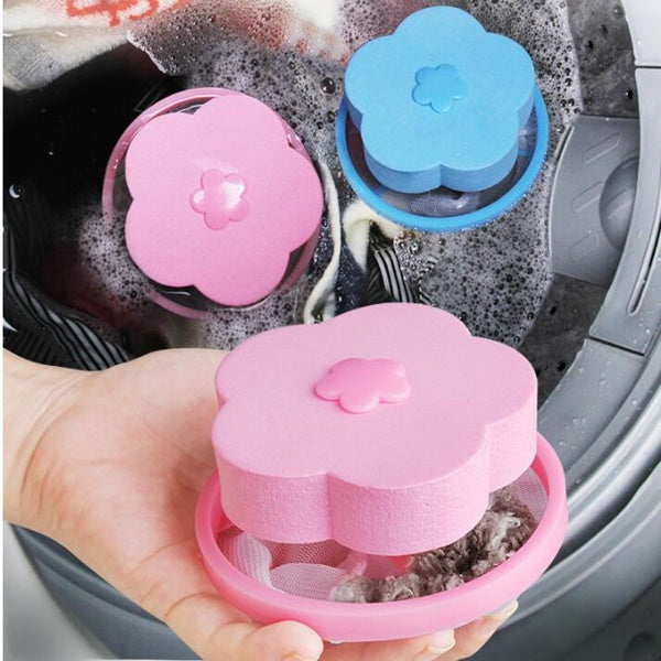 Washing Machine Floating Filter Lint Mesh Bag Net Pouch Hair / Lint Catcher