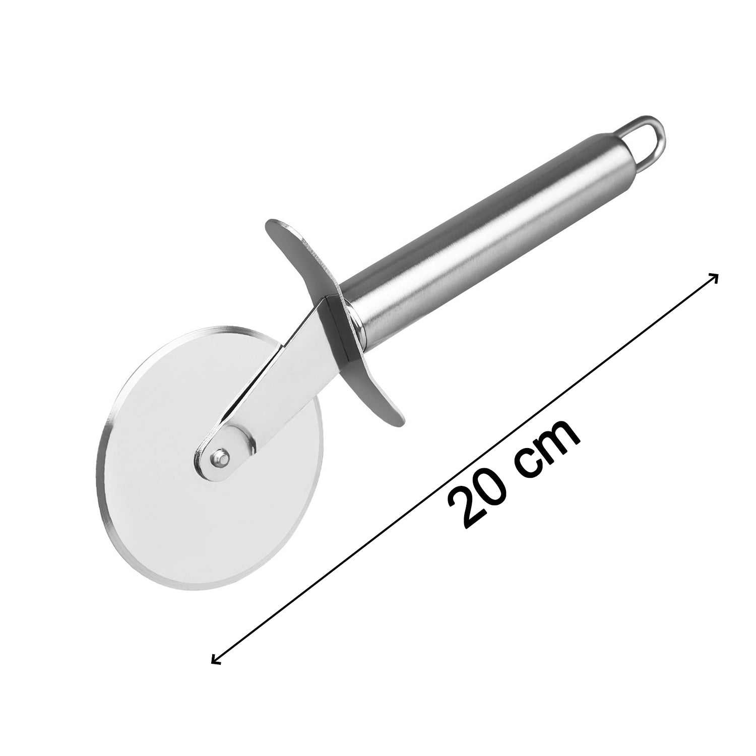 0831 Stainless Steal Pizza Cutter Pastry Cutter Sandwiches Cutter