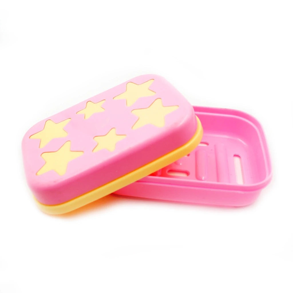 Star Shaped Self Design Soap Case Holder for Bathroom