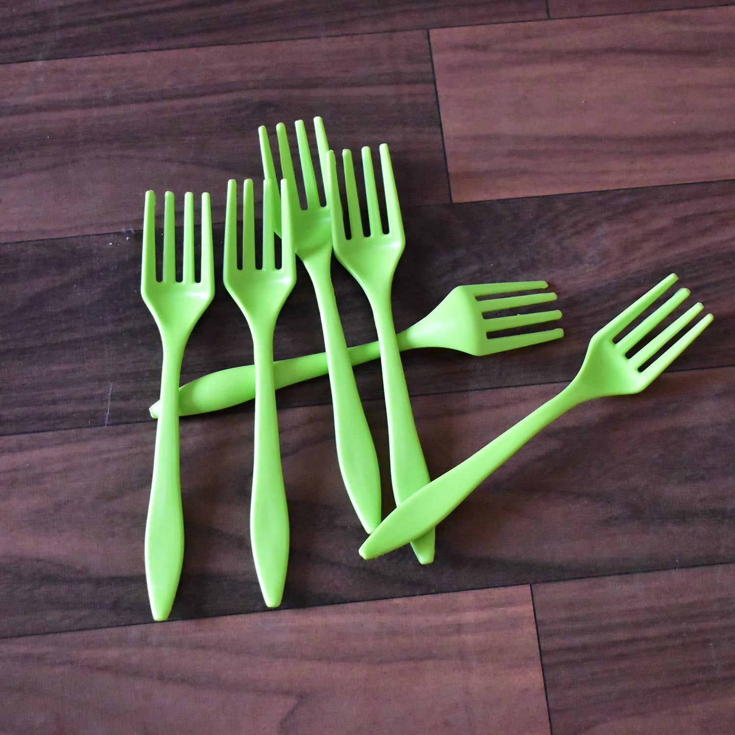 Small plastic 6pc Serving Fork Set for kitchen