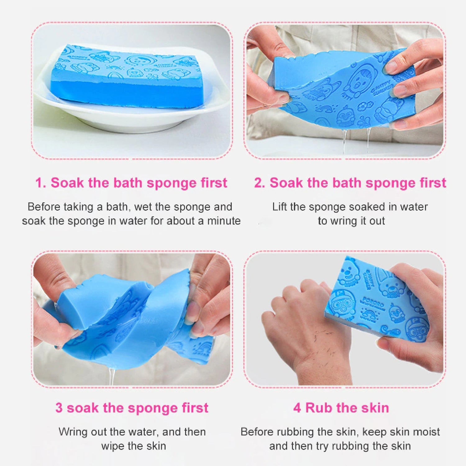 Ultra Soft Exfoliating Sponge | Dead Skin Remover Sponge For Body | Face Scrubber for Women and Men