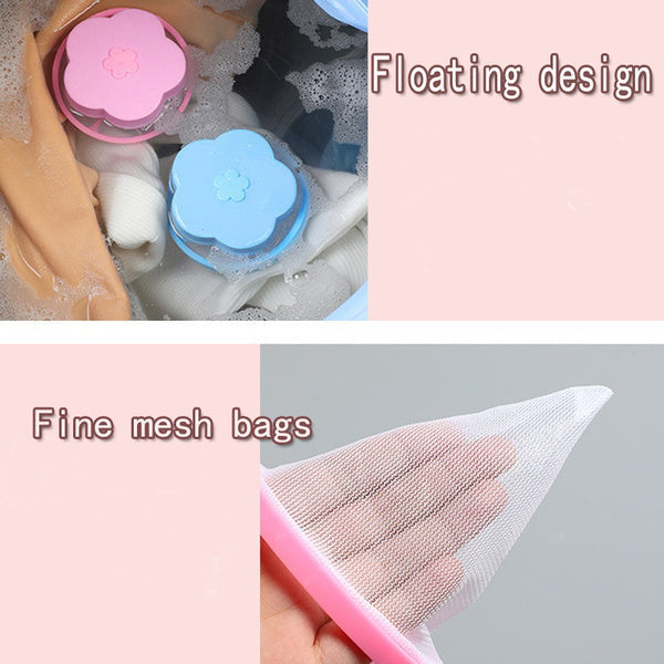 Washing Machine Floating Filter Lint Mesh Bag Net Pouch Hair / Lint Catcher