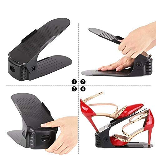 Adjustable Folding Shoe Slots Organizer