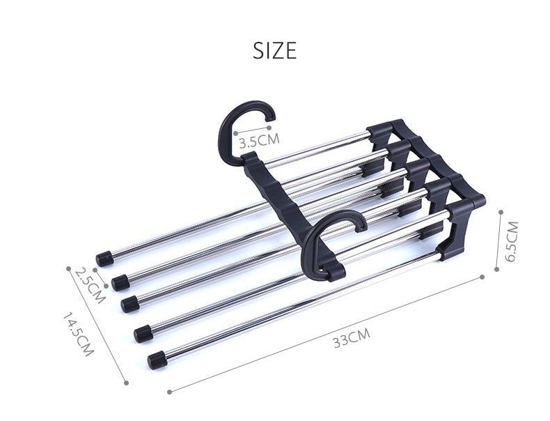 Adjustable Trouser Pants Hanger Organizer