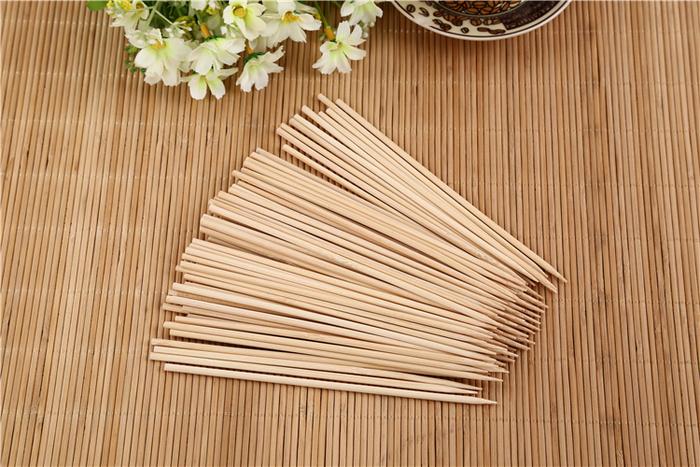 Bamboo Wood Skewer BBQ Sticks