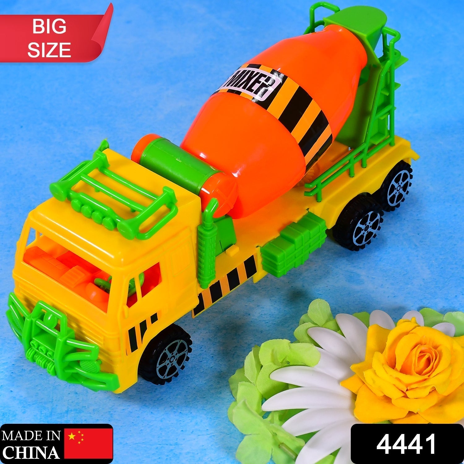 Cement Mixer Truck Pushback Toy For kids