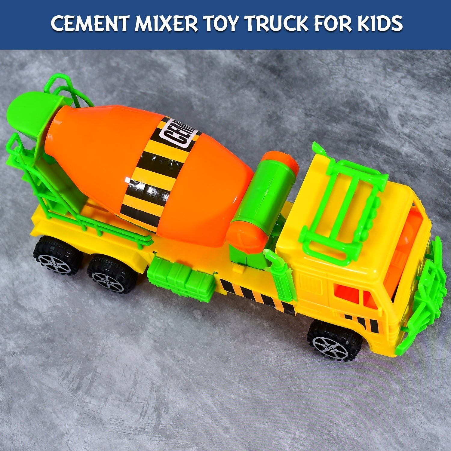 Cement Mixer Truck Pushback Toy For kids