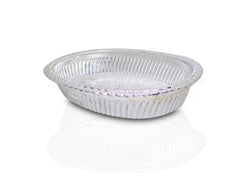 2090 Multipurpose Royal Design Oval Silver Gift Tray