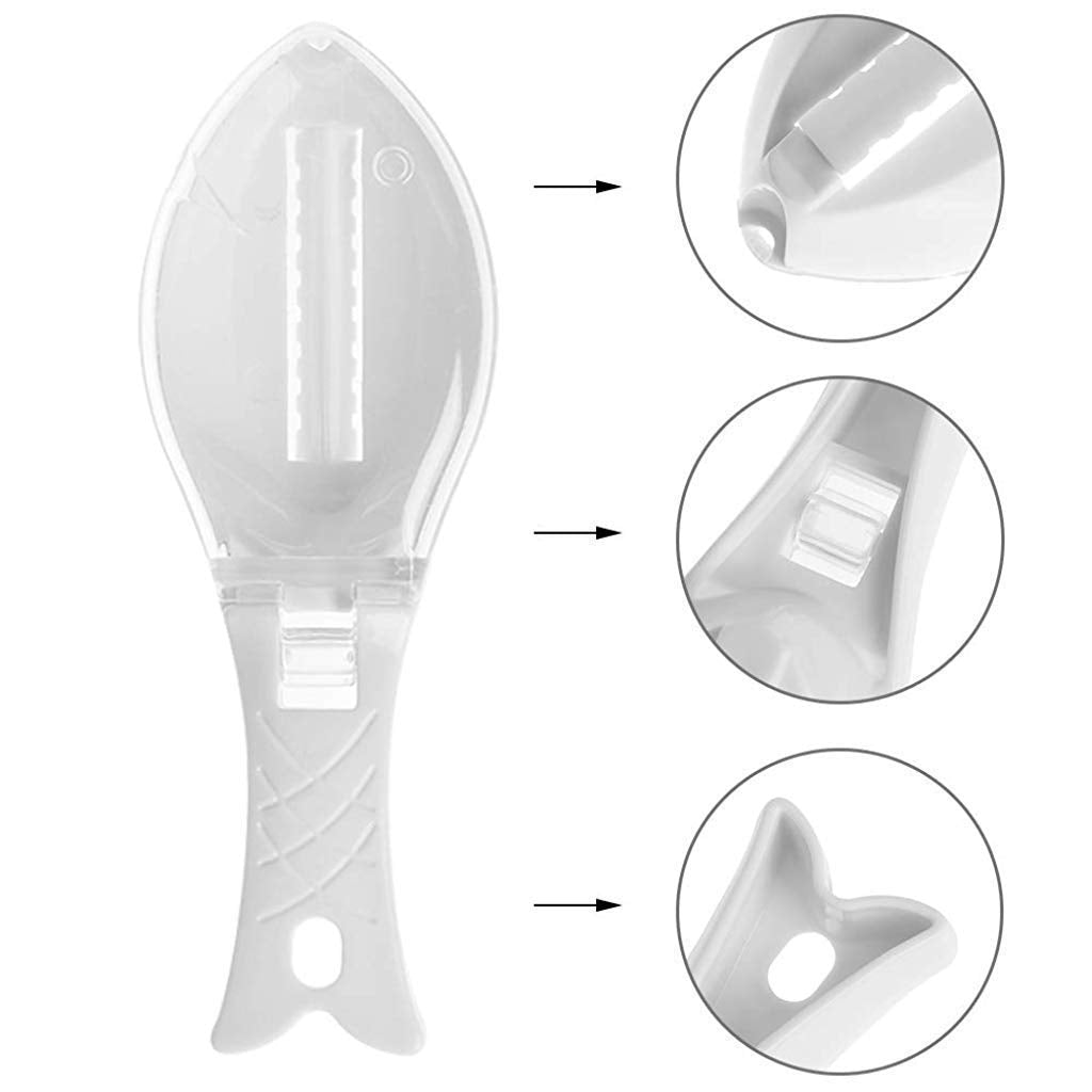 Fish Scale Scraper Skin Peeler Fish Tools Kitchen Gadget