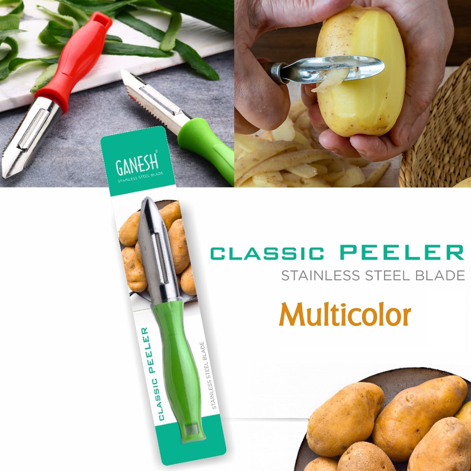 Ganesh Stainless Steel Classic Peeler