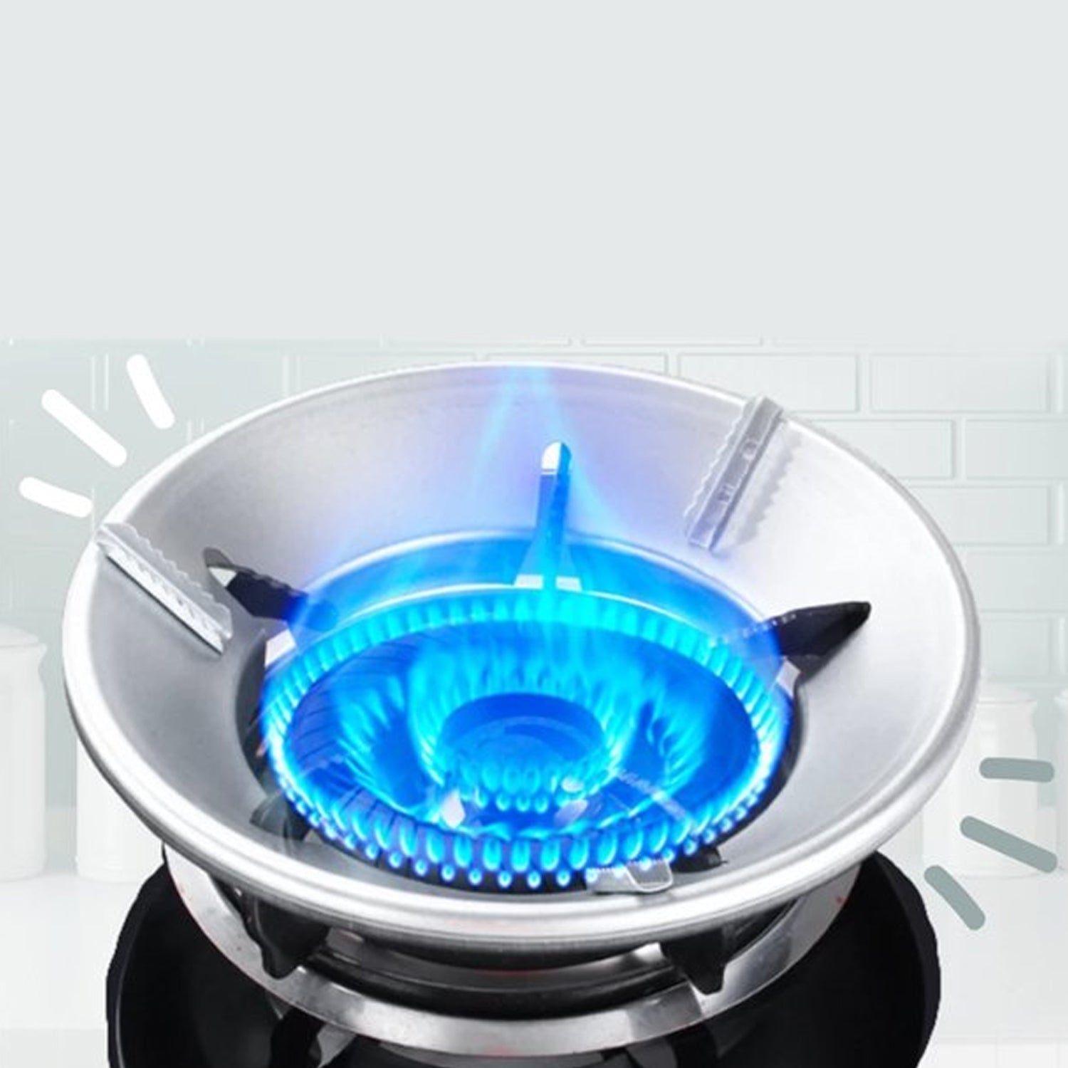 Home Gas Stove Fire & Windproof Energy Saving Stand