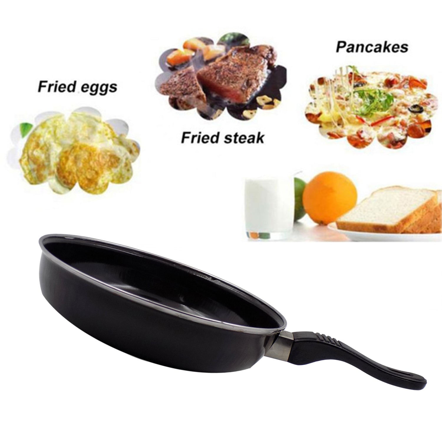 Induction Base Hard Anodized Tadka Fry Pan Nonstick