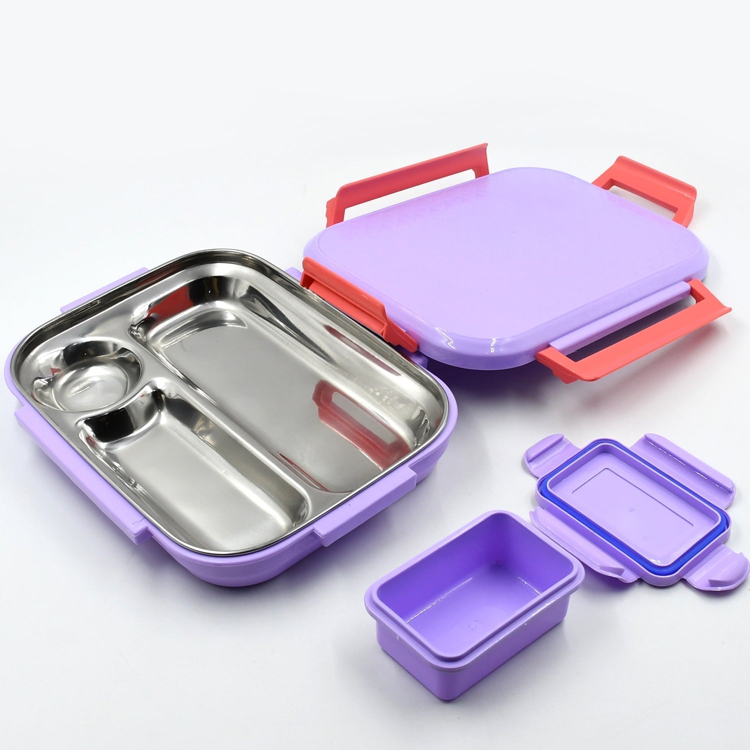 Kids’ School Lunch Box with Steel Plate