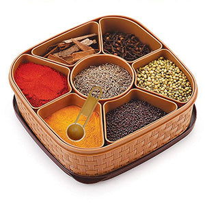 Masala Rangoli Box Dabba for keeping Spices