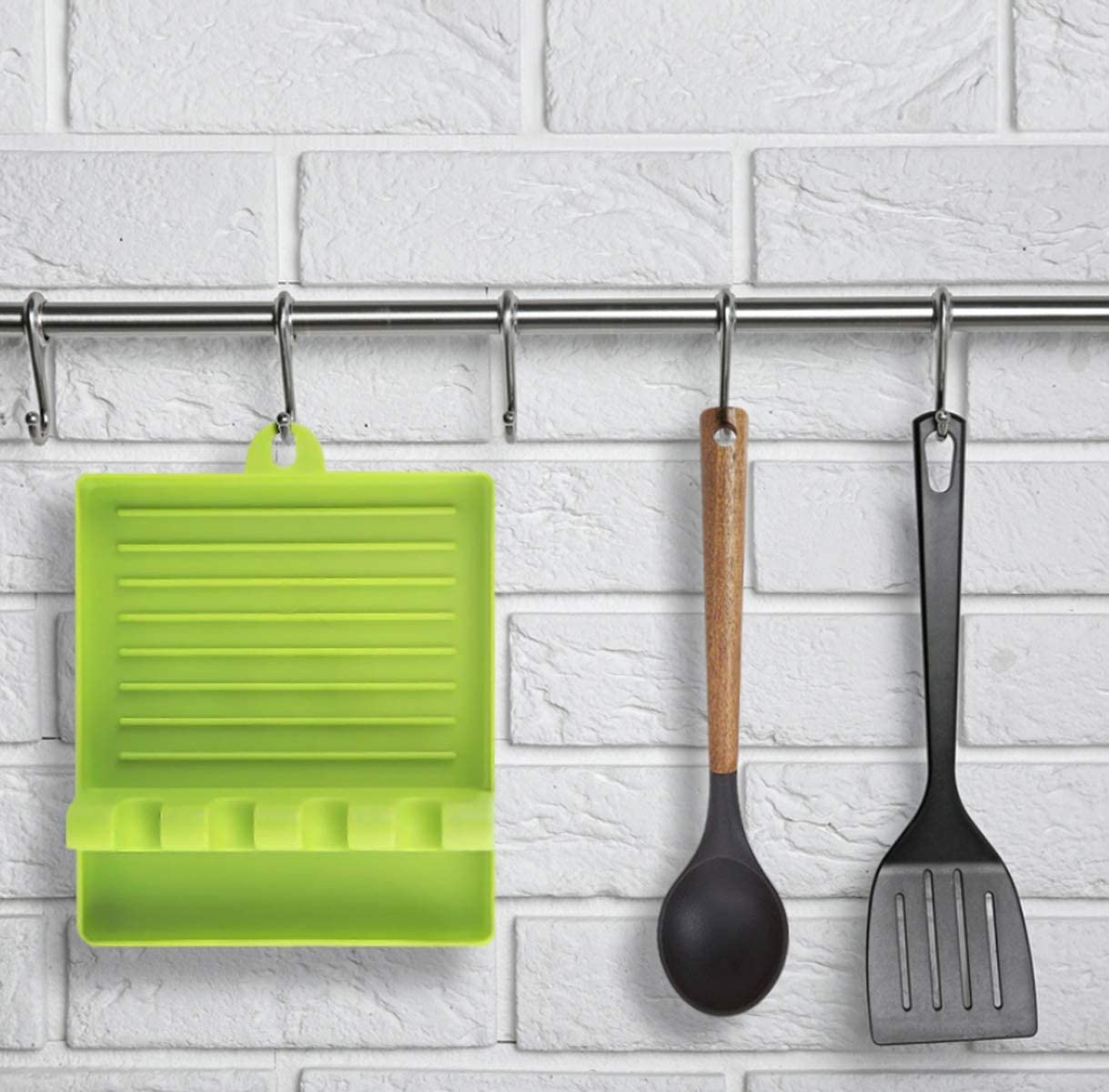 Multi-Functional Spatula Holder / Rest for Kitchen Utensils