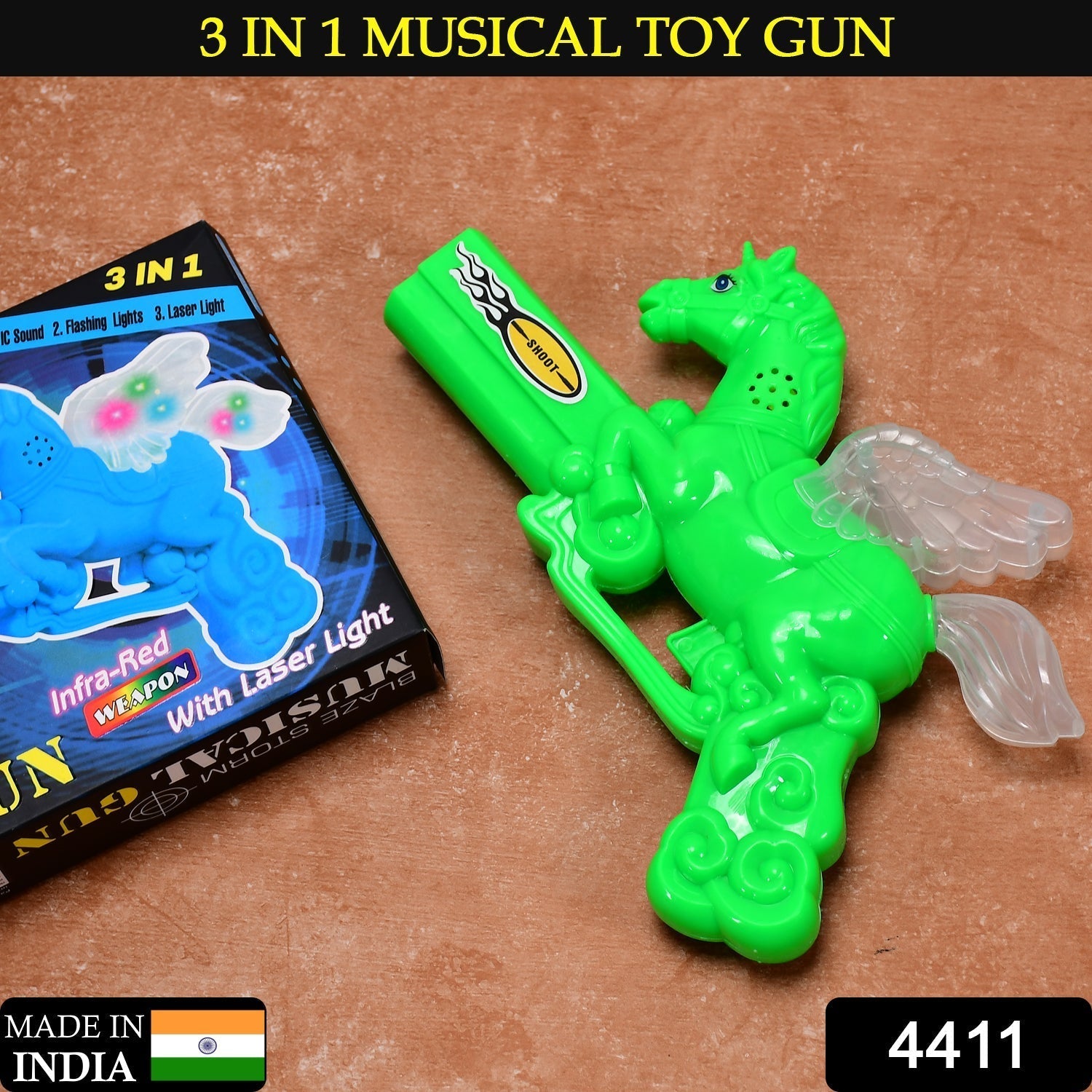 Musical Laser Light Effect Gun For Kids