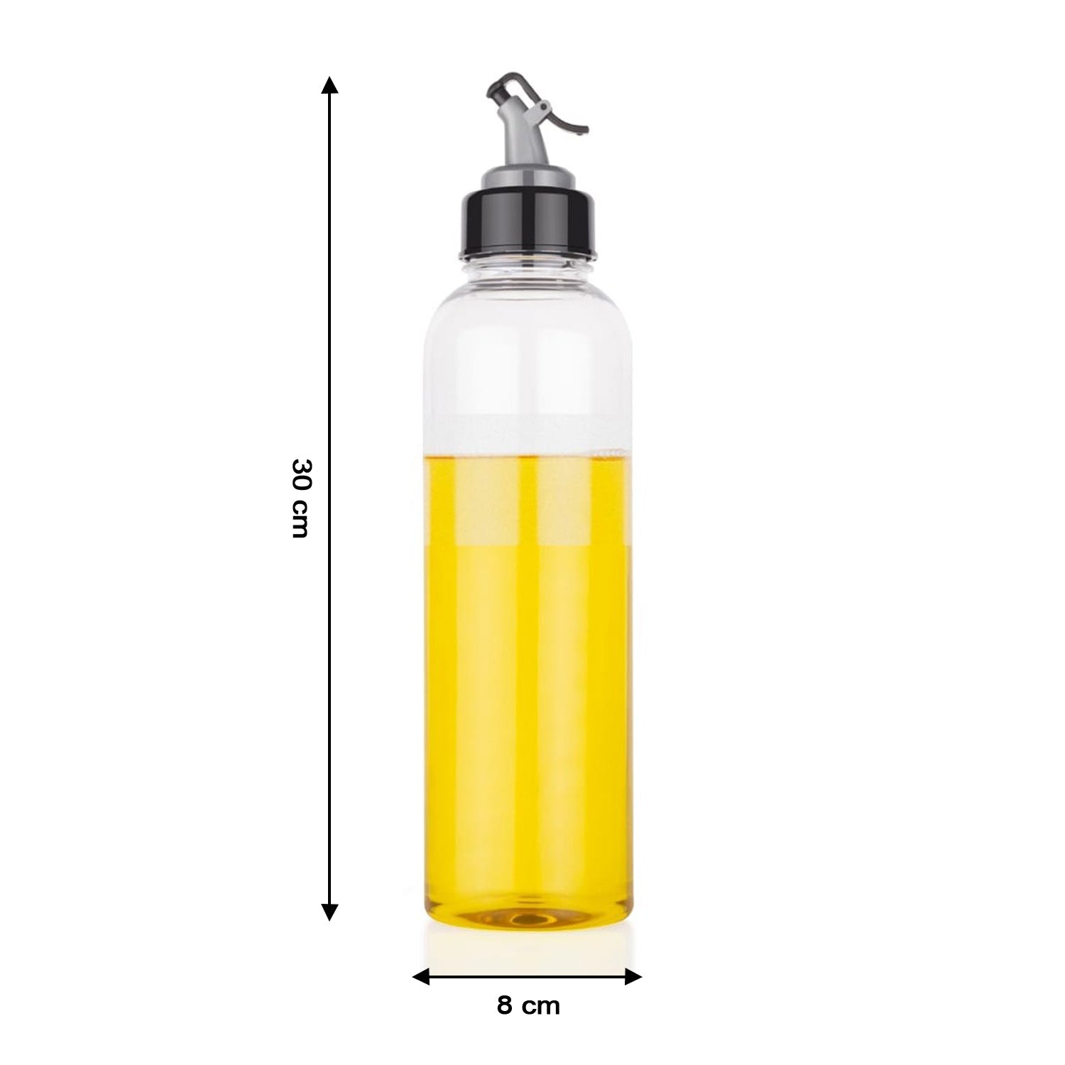 Oil Dispenser Transparent Plastic Oil Bottle |  1 Liter