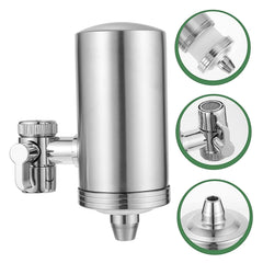 Stainless Steel Faucet Mount Water Filter Water Purifier (1 Set)