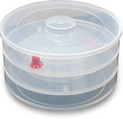 Plastic 3 Compartment Sprout Maker, White