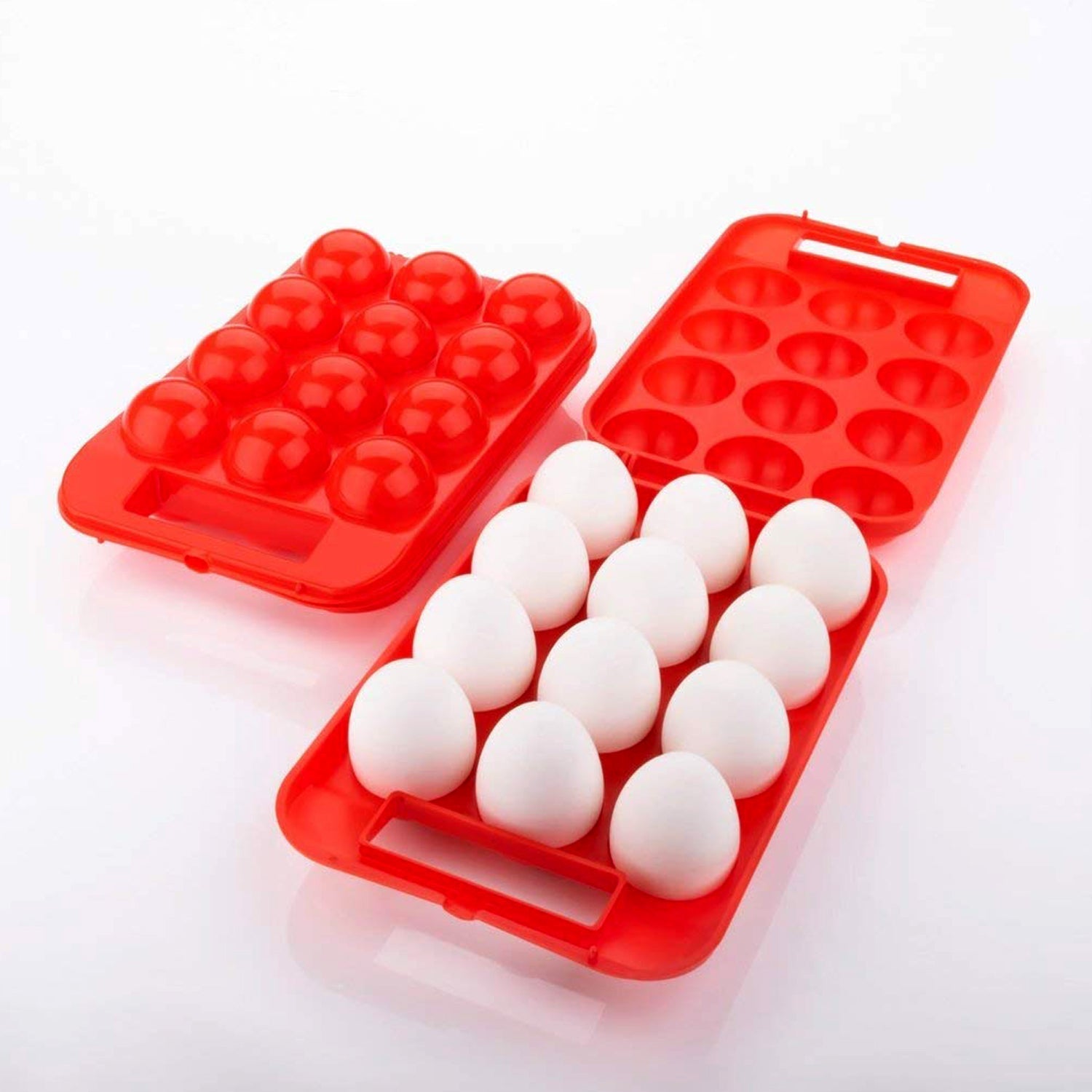 Plastic Egg Carry Tray Holder Carrier Storage Box