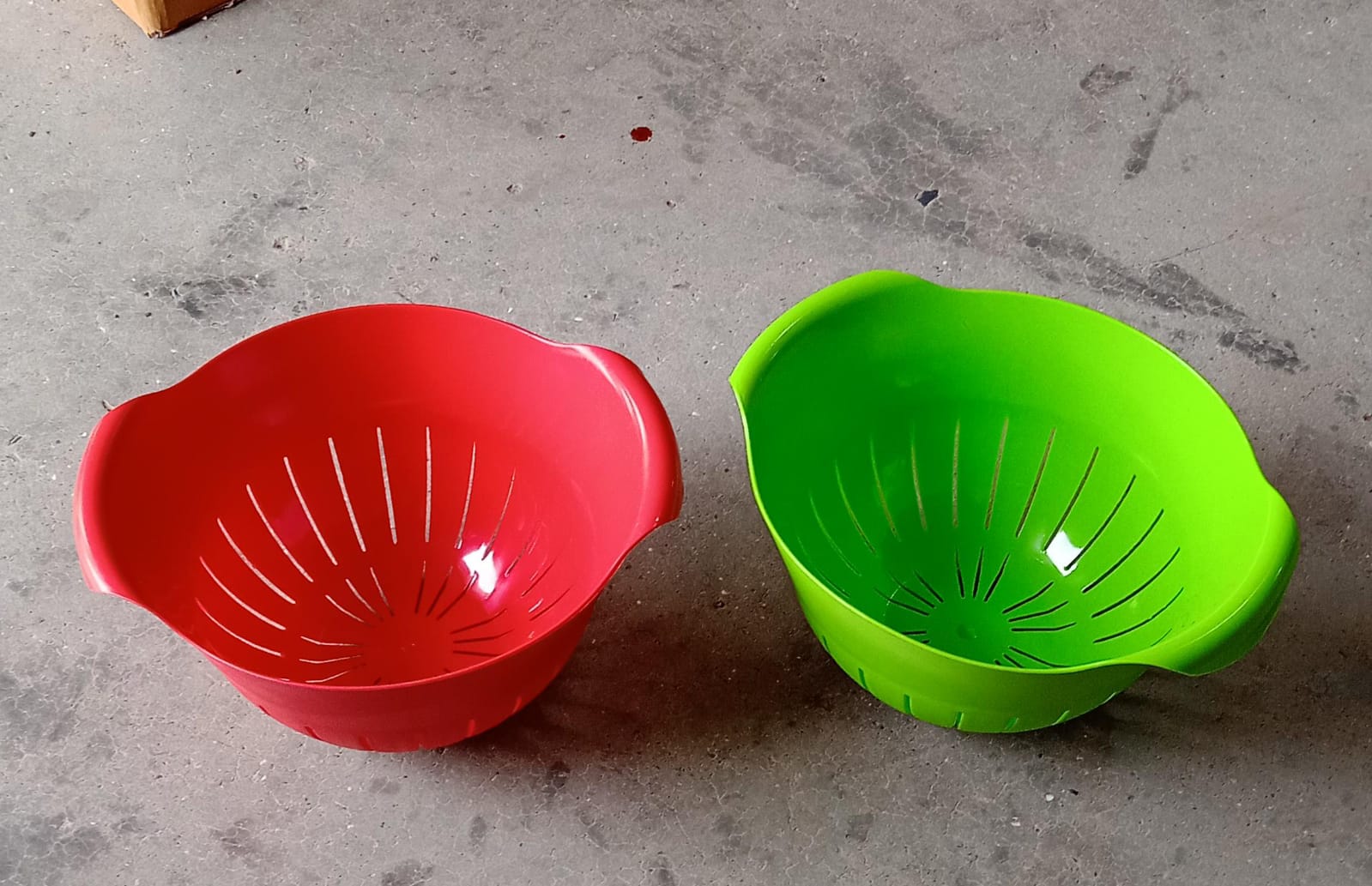 Plastic Fruits Vegetable Noodles Pasta Washing Bowl & Strainer