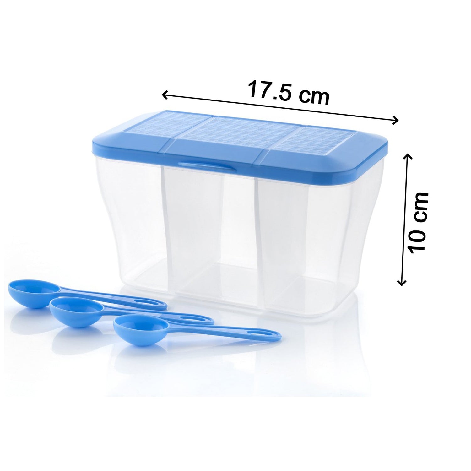 Plastic Square Storage Organiser Container (750ML Capacity)