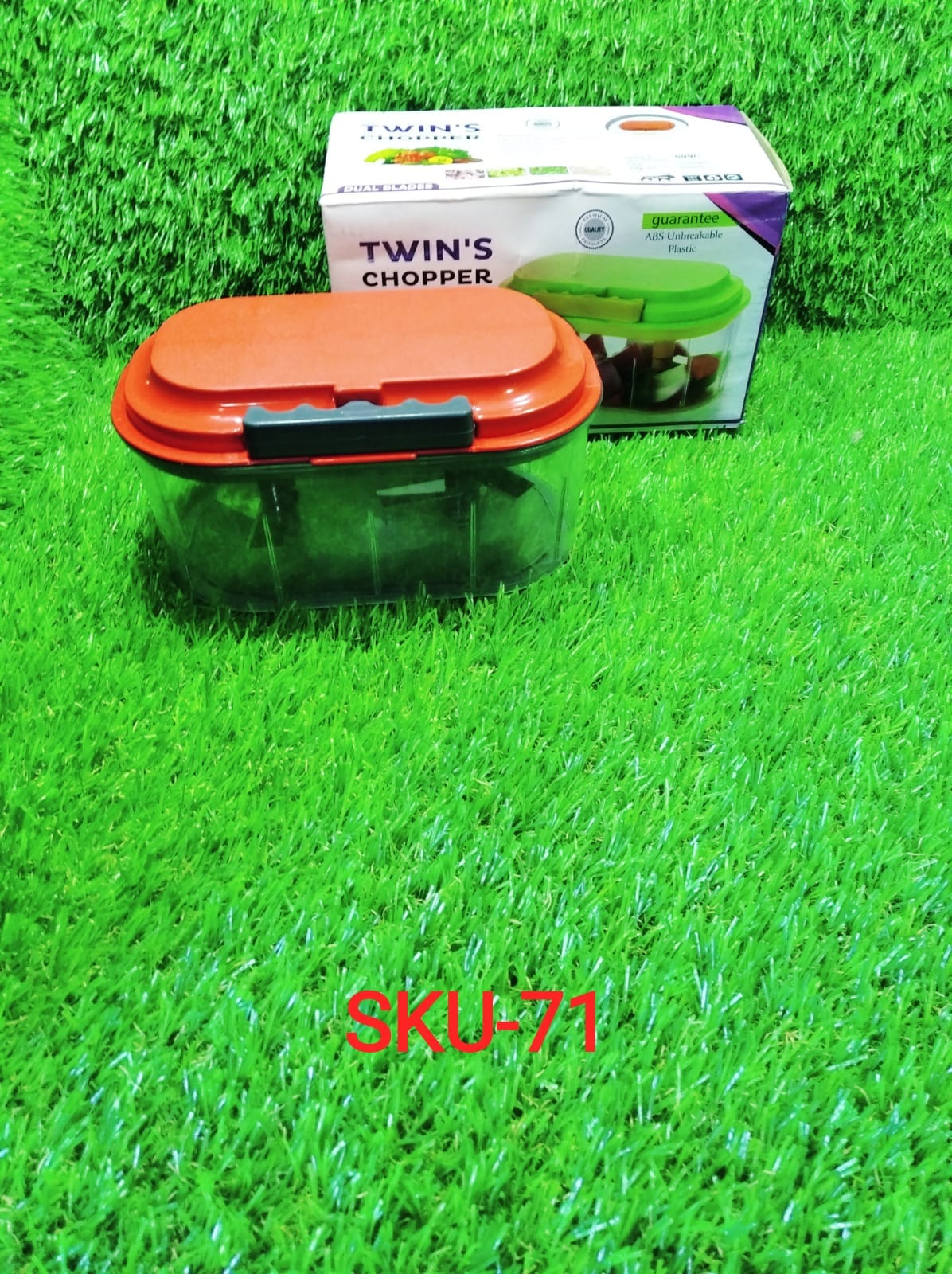 Plastic Vegetable Chopper  (1000 ml)