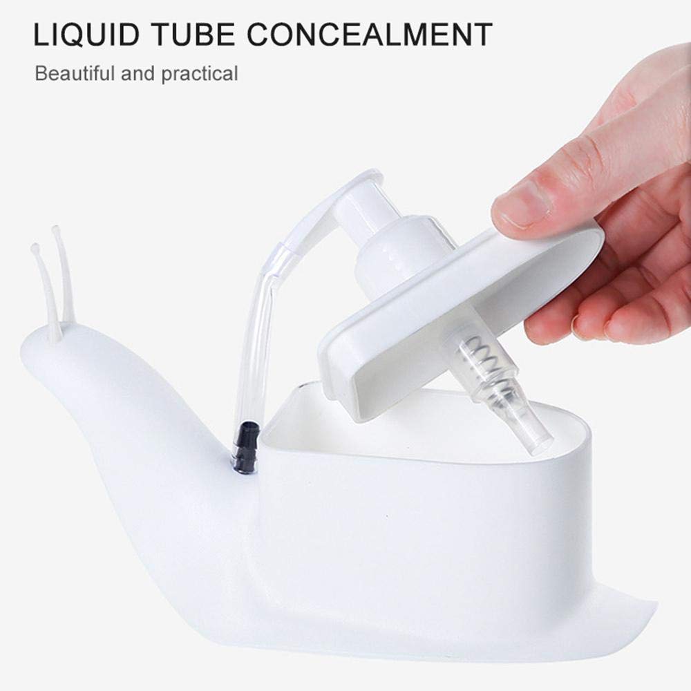 Portable Snail Shape Liquid Soap Dispenser