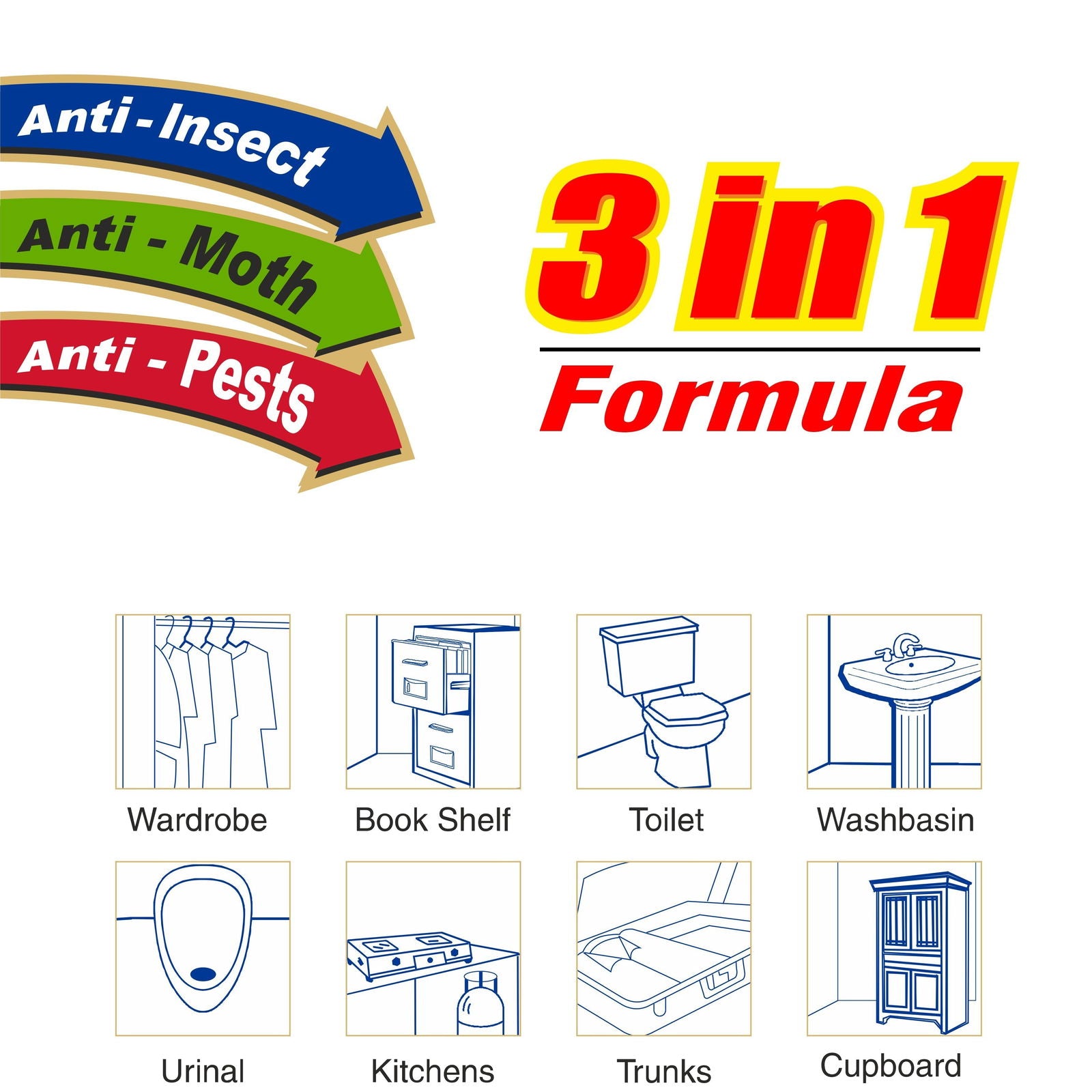 Sanitary Urinal Cubes - 100 grams