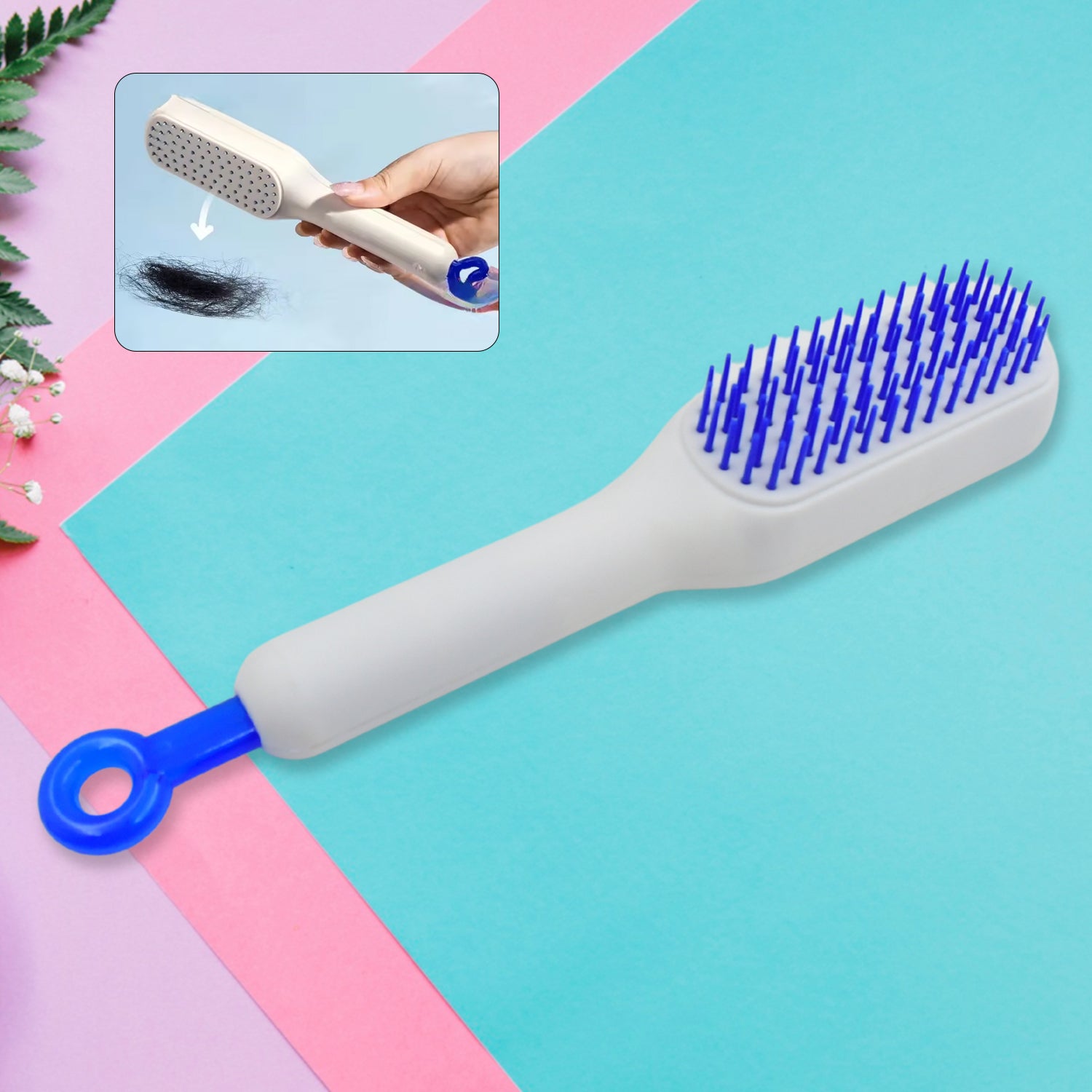 Self cleaning Anti static Massage Comb for Adults and Kids