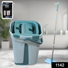 Hands Free Microfiber Flat Spin Mop 360-degree rotating head