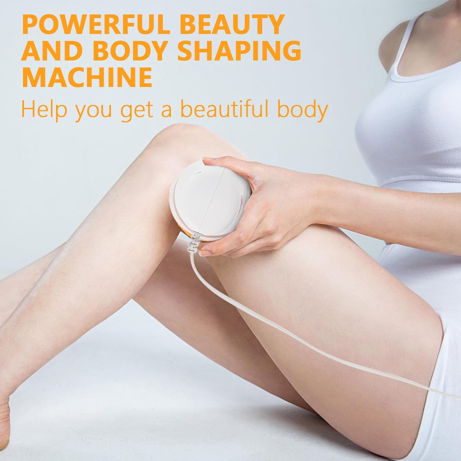 7293 Body Massager Shaping Machine  Body Sculpting Massager With 3 Washable Pads Adjustable Speeds  Electric Handheld Massager For Belly Waist Legs Arms Butt (1 Pc)