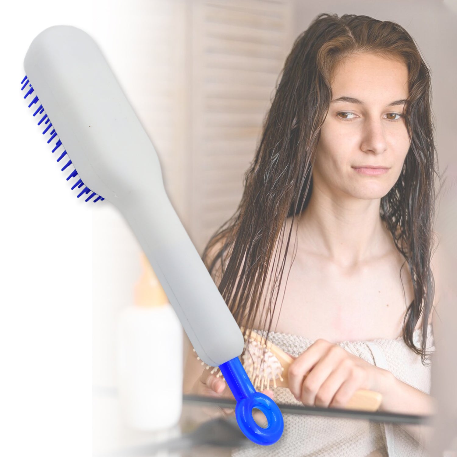 Self cleaning Anti static Massage Comb for Adults and Kids